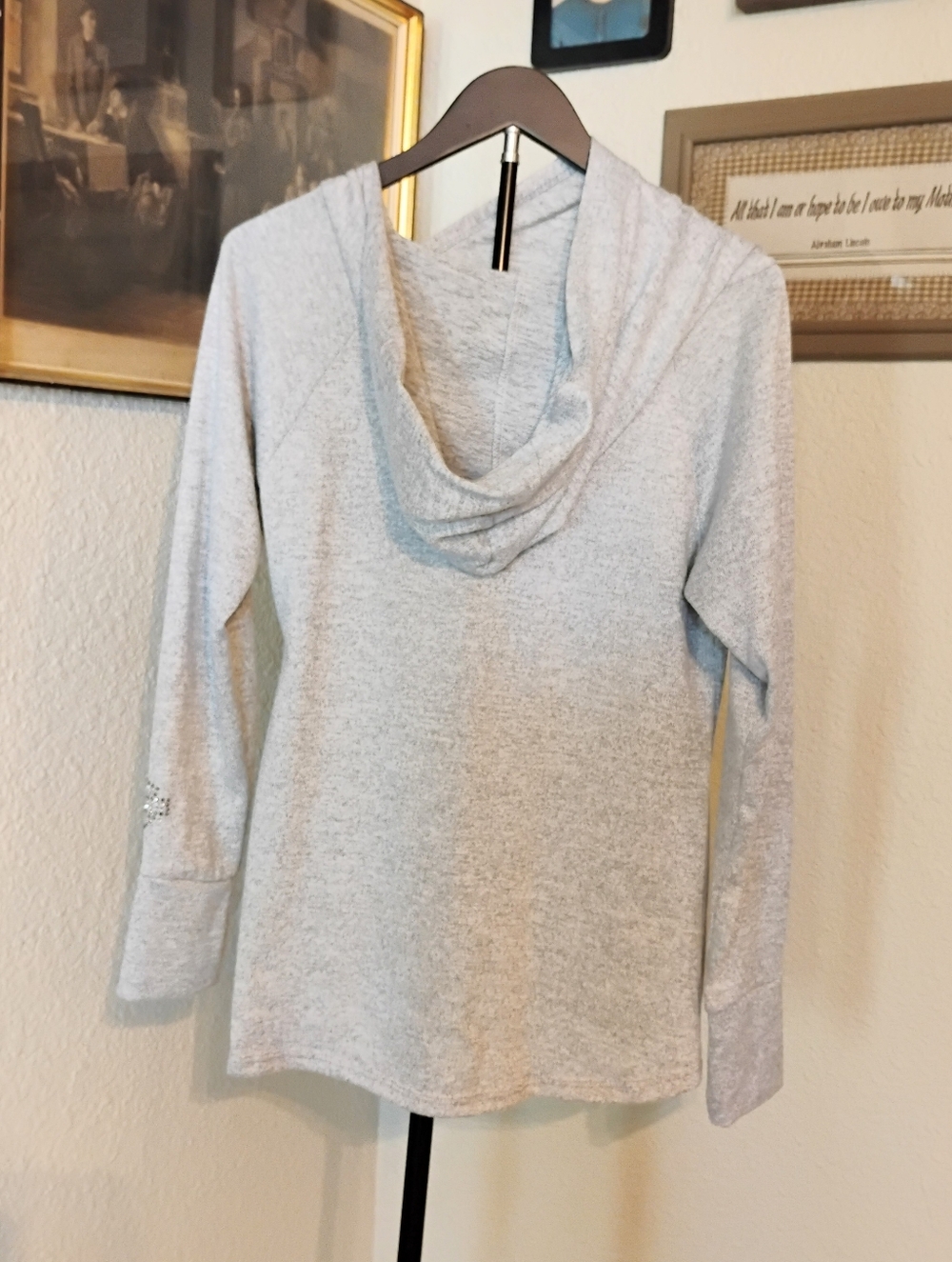 Harley-Davidson 115th Anniversary Women's M Hooded Cowl Neck Long Sleeve Shirt - Picture 6 of 9